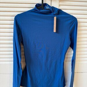 New With Tags SKIMS Fits Everybody Turtleneck Top , Sapphire Blue | Small
